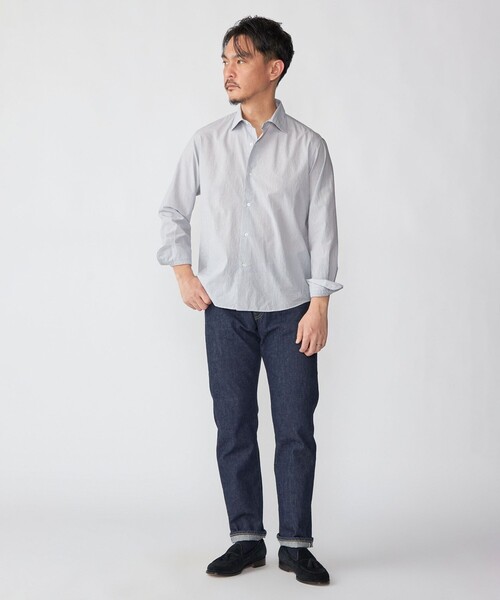 SHIPS（シップス）の「SHIPS: スムース テックス ワイドカラー シャツ（シャツ/ブラウス・メンズ・トップグレー/ライトブルー/スカイブルー/ホワイト/ライトグリーン・SMALL/MEDIUM/LARGE/X-LARGE）」の22枚目の写真