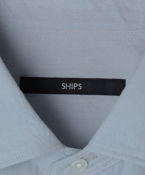 SHIPS(シップス)の「SHIPS: スムース テックス ワイドカラー シャツ(シャツ/ブラウス・メンズ・トップグレー/ライトブルー/スカイブルー/ホワイト/ライトグリーン・SMALL/MEDIUM/LARGE/X-LARGE)」の14枚目の写真