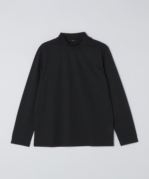 SHIPS(シップス)の「【WEB限定】SHIPS: 防シワ・吸水速乾 Drymix(R) モックネック ロングスリーブ Tシャツ(Tシャツ/カットソー・メンズ・ブラック/ロイヤルブルー/ネイビー/グレー・X-LARGE/LARGE/MEDIUM/SMALL)」の2枚目の写真