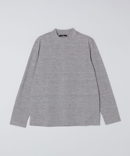 SHIPS(シップス)の「【WEB限定】SHIPS: 防シワ・吸水速乾 Drymix(R) モックネック ロングスリーブ Tシャツ(Tシャツ/カットソー・メンズ・ブラック/ロイヤルブルー/ネイビー/グレー・X-LARGE/LARGE/MEDIUM/SMALL)」の6枚目の写真