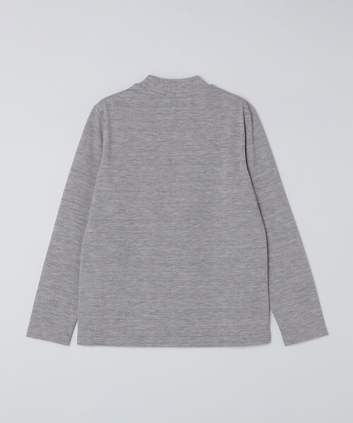 SHIPS(シップス)の「【WEB限定】SHIPS: 防シワ・吸水速乾 Drymix(R) モックネック ロングスリーブ Tシャツ(Tシャツ/カットソー・メンズ・ブラック/ロイヤルブルー/ネイビー/グレー・X-LARGE/LARGE/MEDIUM/SMALL)」の11枚目の写真