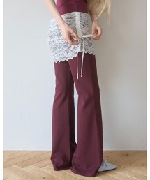 smyeon レイヤードフレアパンツ Smyeon（スミョン）の「Layered flare