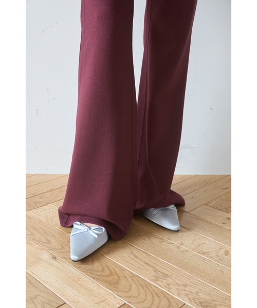 Smyeon(スミョン)の「Lace layered flare pants/レースレイヤードフレアパンツ(その他パンツ・レディース・パープル/ブラウン/チャコールグレー・MEDIUM/SMALL)」の12枚目の写真