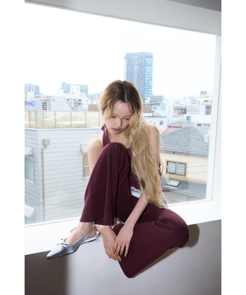 Smyeon(スミョン)の「Lace layered flare pants/レースレイヤードフレアパンツ(その他パンツ・レディース・パープル/ブラウン/チャコールグレー・MEDIUM/SMALL)」の22枚目の写真