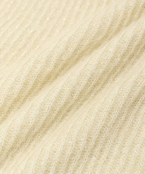 MAJESTIC LEGON（マジェスティックレゴン）の「きらふわドロストニット（ニット/セーター・レディース・ピンク/イエロー/ブルー/グリーン・MEDIUM）」の6枚目の写真