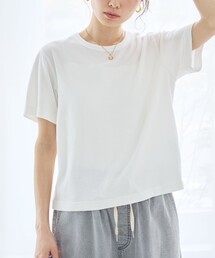 coen | 【Feel Soft / フィールソフト】パイル半袖Tシャツ(Youtube紹介アイテム)(Tシャツ/カットソー)