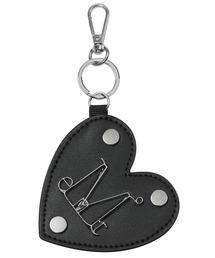 MUCENT（ムセント）の「◇MUCENT◇ブランド直輸入正規品 ロビン メタル ロゴ ハート パッチ キー リング ROBIN METAL LOGO HEART PATCH KEY RING（シューズ小物/雑貨）」
