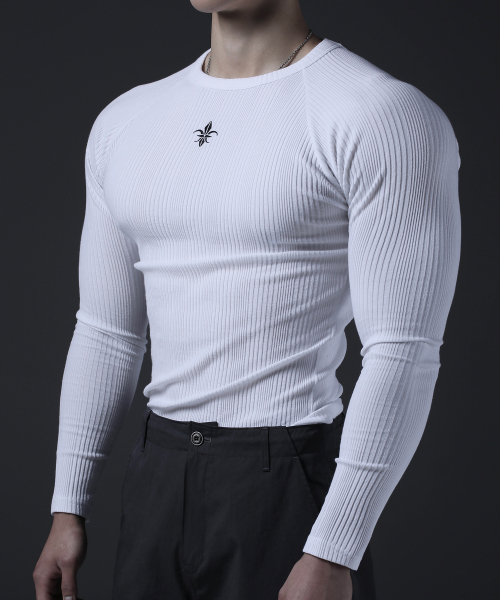 CARMID（カミド）の「ノーブルラグランロングスリーブ長袖Tシャツ[ホワイト]（Tシャツ/カットソー・メンズ・その他・1/2/3）」の10枚目の写真
