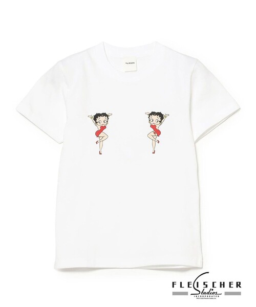 Ray BEAMS(レイビームス)の「【8/13 再値下げ】Betty Boop(TM) / twins Tシャツ(Tシャツ/カットソー・レディース・ホワイト・ONE SIZE)」の5枚目の写真