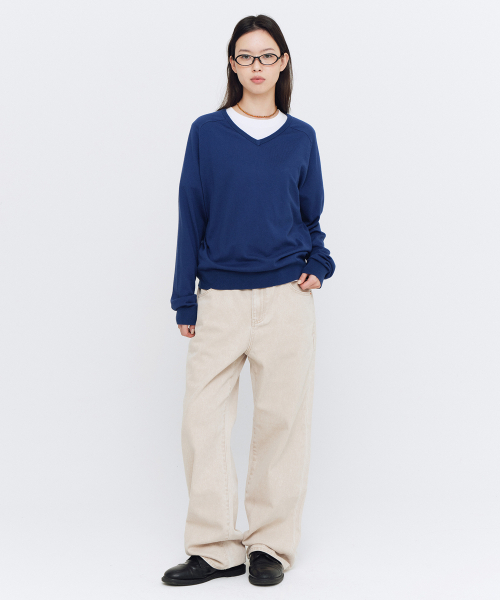 HELLO SUNRISE(ハローサンライズ)の「Sunrise Regular 5P pants_VTG Beige(その他パンツ・レディース・ベージュ・SMALL/MEDIUM/LARGE)」の1枚目の写真