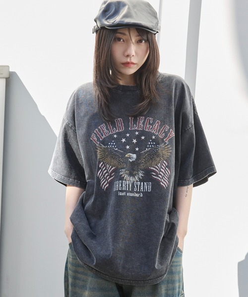 セール】WEGO/【26年春夏新作】ヴィンテージウォッシュグラフィック