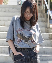 WEGO | WEGO/【26年春夏新作】ヴィンテージウォッシュグラフィックBIGT(Tシャツ/カットソー)