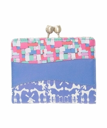 Jocomomola（ホコモモラ）の「プリント切り替えがま口二つ折り財布（財布）」