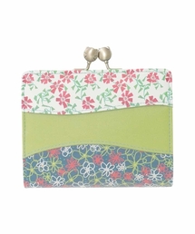 Jocomomola（ホコモモラ）の「プリント切り替えがま口二つ折り財布（財布）」