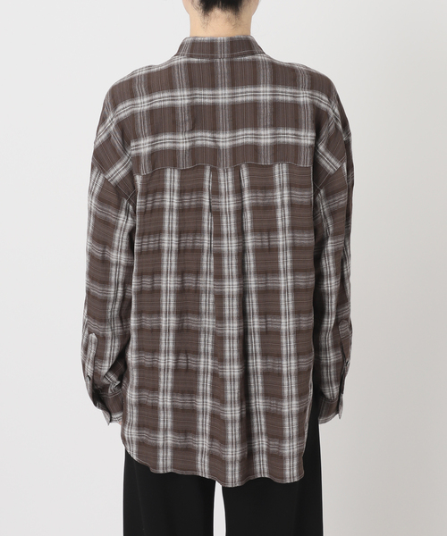 Deuxieme Classe（ドゥーズィエムクラス）の「Deveaux Check Wash シャツ（シャツ/ブラウス・レディース・ブラウン・FREE）」の16枚目の写真
