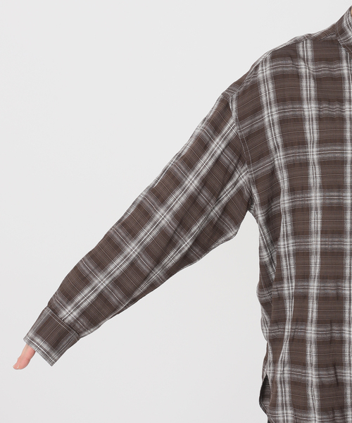 Deuxieme Classe（ドゥーズィエムクラス）の「Deveaux Check Wash シャツ（シャツ/ブラウス・レディース・ブラウン・FREE）」の18枚目の写真