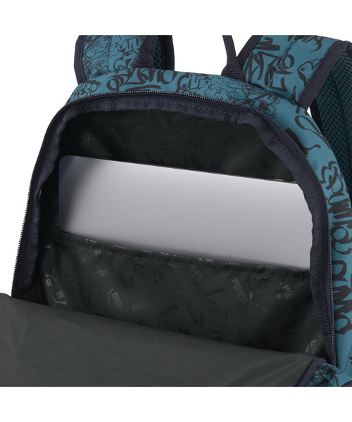 PUMA（プーマ）の「PUMA プーマ ユニセックス プーマ アカデミー AOP バックパック 29L PUMA ACADEMY（バックパック/リュック・メンズ・グリーン系その他/ブラック×パープル/ピンク/ブラック系その他2/ピンク系その他・フリー）」の8枚目の写真