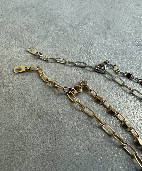 DouDou(ドゥドゥ)の「オーバルロングチェーンネックレス(ネックレス・レディース・シルバー/ゴールド・FREE)」の6枚目の写真