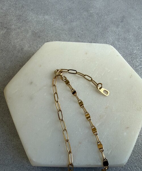 DouDou(ドゥドゥ)の「オーバルロングチェーンネックレス(ネックレス・レディース・シルバー/ゴールド・FREE)」の9枚目の写真