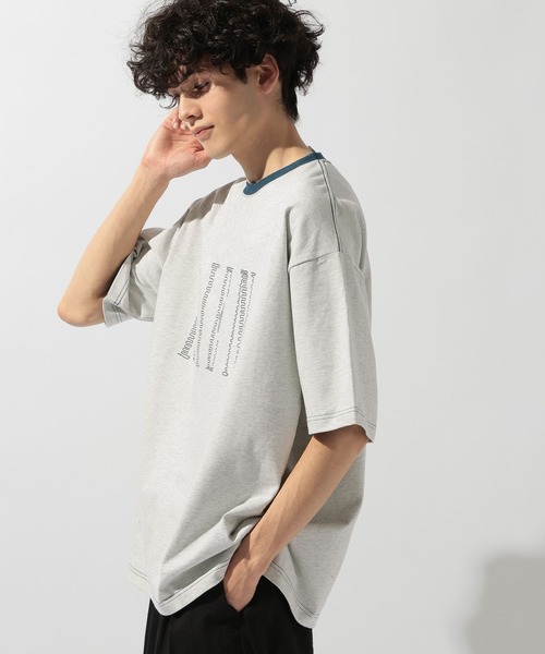 niko and...(ニコアンド)の「プレーティングロゴTシャツ(Tシャツ/カットソー・メンズ・チャコール/ピンク/グリーン/ライトグレー・MEDIUM/LARGE)」の21枚目の写真