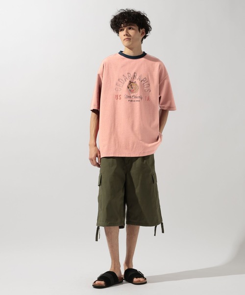 niko and...(ニコアンド)の「プレーティングロゴTシャツ(Tシャツ/カットソー・メンズ・チャコール/ピンク/グリーン/ライトグレー・MEDIUM/LARGE)」の17枚目の写真
