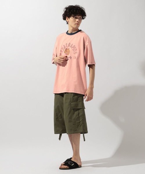 niko and...(ニコアンド)の「プレーティングロゴTシャツ(Tシャツ/カットソー・メンズ・チャコール/ピンク/グリーン/ライトグレー・MEDIUM/LARGE)」の16枚目の写真