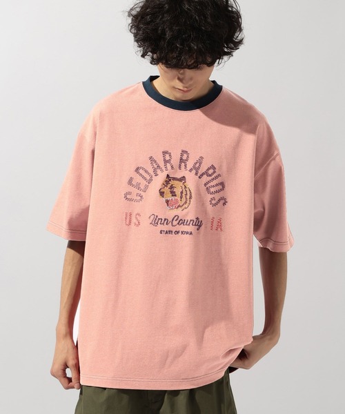 niko and...(ニコアンド)の「プレーティングロゴTシャツ(Tシャツ/カットソー・メンズ・チャコール/ピンク/グリーン/ライトグレー・MEDIUM/LARGE)」の15枚目の写真