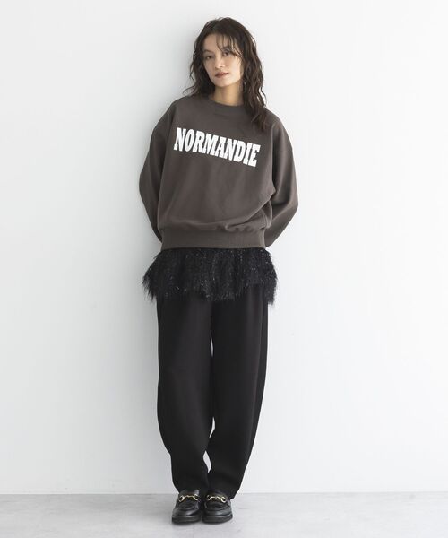 GARAGE OF GOOD CLOTHING（ガレージオブグッドクロージング）の「フェザーショート丈スカート（スカート・レディース・ブラック・FREE）」の7枚目の写真