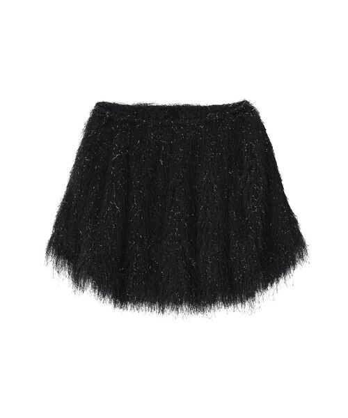 GARAGE OF GOOD CLOTHING（ガレージオブグッドクロージング）の「フェザーショート丈スカート（スカート・レディース・ブラック・FREE）」の10枚目の写真