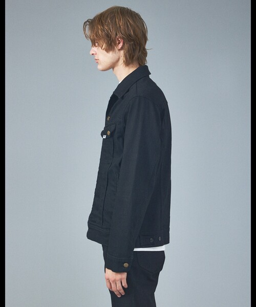 5351 POUR LES HOMMES（ゴーサンゴーイチプールオム）の「【コラボ企画/セットアップ対応】LEE/リー 101Z デニムジャケット/Gジャン（デニムジャケット・メンズ・ブラック/インディゴブルー・48/46/44）」の4枚目の写真