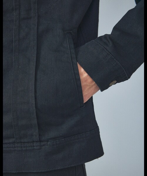 5351 POUR LES HOMMES（ゴーサンゴーイチプールオム）の「【コラボ企画/セットアップ対応】LEE/リー 101Z デニムジャケット/Gジャン（デニムジャケット・メンズ・ブラック/インディゴブルー・48/46/44）」の12枚目の写真