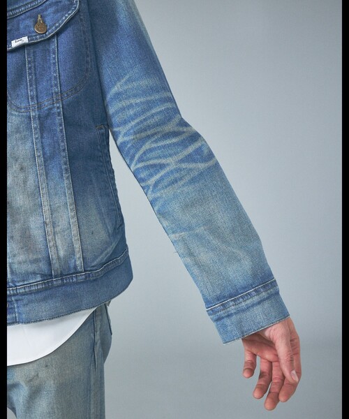 5351 POUR LES HOMMES（ゴーサンゴーイチプールオム）の「【コラボ企画/セットアップ対応】LEE/リー 101Z デニムジャケット/Gジャン（デニムジャケット・メンズ・ブラック/インディゴブルー・48/46/44）」の21枚目の写真