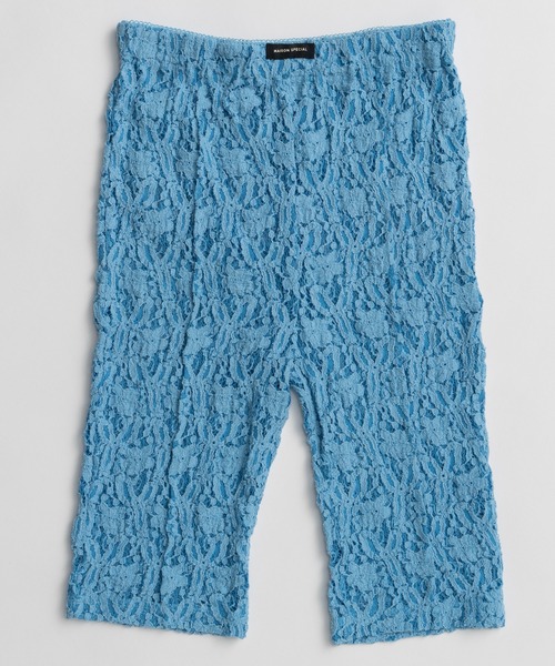 MAISON SPECIAL（メゾンスペシャル）の「Lace Cycle Pants/レースサイクルパンツ（その他パンツ・レディース・ホワイト/ブルー/ブラック・FREE）」の3枚目の写真