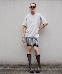 2way Double Waist CAMO Curve Shorts/2WAYダブルウエストCAMOカーブ