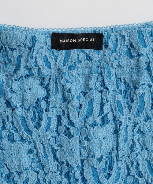 MAISON SPECIAL（メゾンスペシャル）の「Lace Cycle Pants/レースサイクルパンツ（その他パンツ・レディース・ホワイト/ブルー/ブラック・FREE）」の12枚目の写真
