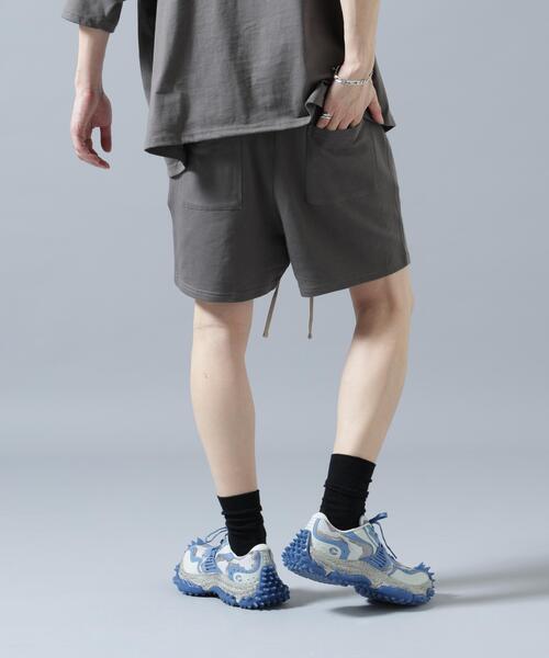 WHITELAND(ホワイトランド)の「【WEB&DEPOT限定】WHITELAND/ホワイトランド/LOGO SWEAT SHORTS(スウェットパンツ・メンズ・ベージュ/ブラック/グレー・L/M/S)」の19枚目の写真