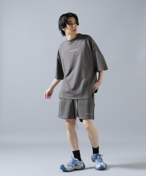 WHITELAND(ホワイトランド)の「【WEB&DEPOT限定】WHITELAND/ホワイトランド/LOGO SWEAT SHORTS(スウェットパンツ・メンズ・ベージュ/ブラック/グレー・L/M/S)」の20枚目の写真