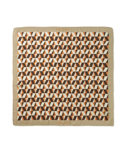 ROPE' PICNIC(ロペピクニック)の「幾何学柄スカーフ 90cm(バンダナ/スカーフ・レディース・ベージュ系その他/ブルー系その他4・FREE)」の13枚目の写真