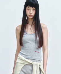 HALTER NECK TOP_GRAY