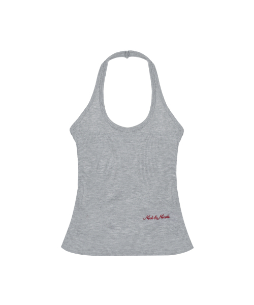 NICK&NICOLE（ニックアンドニコール）の「HALTER NECK TOP_GRAY（Tシャツ/カットソー・レディース・その他・FREE）」の4枚目の写真