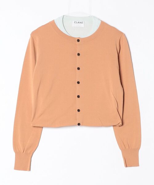 W LAYERED KNIT CARDIGAN 10106-2143