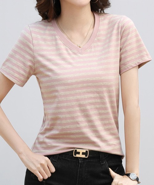 SallyLunn(サリーラン)の「定番ボーダーカットソー(Tシャツ/カットソー・レディース・レッド/ブルー系その他/ピンク系その他/ブルー系その他2・MEDIUM/LARGE)」の13枚目の写真