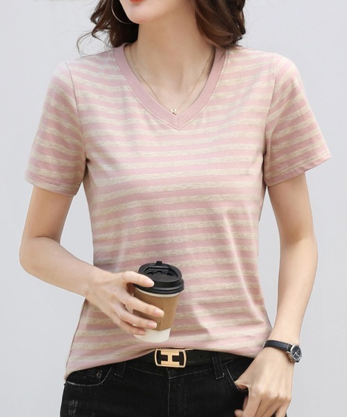 SallyLunn(サリーラン)の「定番ボーダーカットソー(Tシャツ/カットソー・レディース・レッド/ブルー系その他/ピンク系その他/ブルー系その他2・MEDIUM/LARGE)」の14枚目の写真