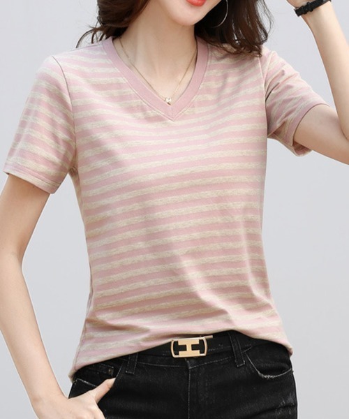 SallyLunn(サリーラン)の「定番ボーダーカットソー(Tシャツ/カットソー・レディース・レッド/ブルー系その他/ピンク系その他/ブルー系その他2・MEDIUM/LARGE)」の15枚目の写真