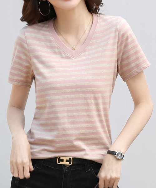 SallyLunn(サリーラン)の「定番ボーダーカットソー(Tシャツ/カットソー・レディース・レッド/ブルー系その他/ピンク系その他/ブルー系その他2・MEDIUM/LARGE)」の16枚目の写真