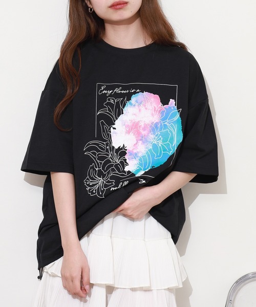 FUNALIVE(ファンアライブ)の「ドローコード付きストレッチオーバーサイズT 接触冷感 吸水速乾 半袖(Tシャツ/カットソー・メンズ・スミクロ/ブラック系その他6/ライトブラック/ブラック系その他5/ホワイト系その他2/ダークネイビー/ホワイト/ブラック/ホワイト系その他5/ブラック系その他2/ホワイト系その他3/ブラック系その他4/ブラック系その他3/ホワイト系その他4・M/L/LL)」の11枚目の写真