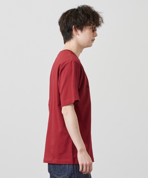 Lee（リー）の「Lee/リー LeeライダースフラッシャープリントTシャツ（Tシャツ/カットソー・メンズ・レッド/ホワイト/チャコール・SMALL/MEDIUM/LARGE/X-LARGE）」の8枚目の写真