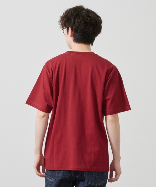 Lee（リー）の「Lee/リー LeeライダースフラッシャープリントTシャツ（Tシャツ/カットソー・メンズ・レッド/ホワイト/チャコール・SMALL/MEDIUM/LARGE/X-LARGE）」の9枚目の写真