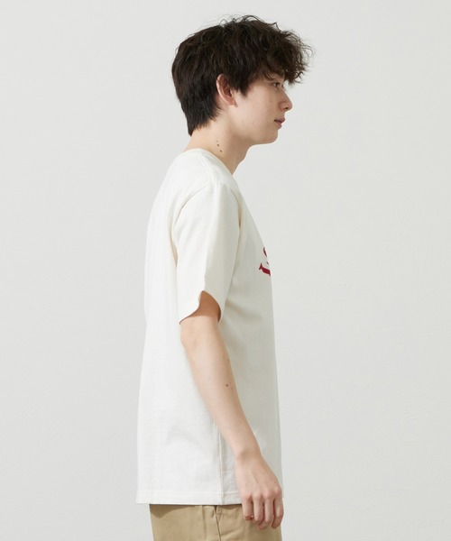 Lee（リー）の「Lee/リー LeeライダースフラッシャープリントTシャツ（Tシャツ/カットソー・メンズ・レッド/ホワイト/チャコール・SMALL/MEDIUM/LARGE/X-LARGE）」の17枚目の写真
