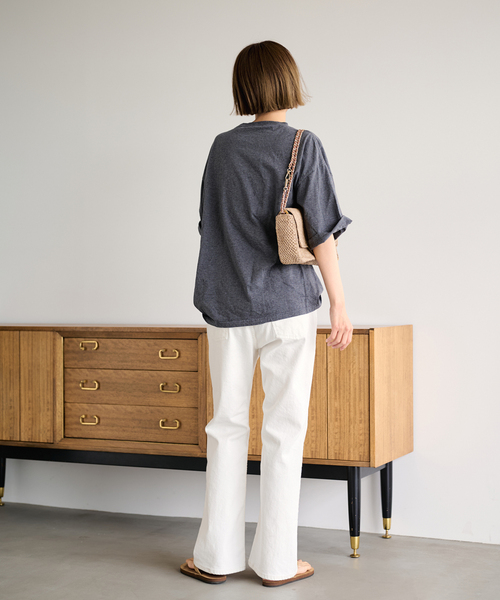 FRAMeWORK（フレームワーク）の「A POINT/アポワン MALALA（かごバッグ・レディース・ネイビー/アイボリー・FREE）」の4枚目の写真